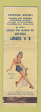 Matchbook Cover - KH Schmidt Tailor Lincoln NE ADVANCE pinup WORN