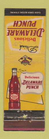 Matchbook Cover - Delaware Punch soda WEAR