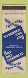 Matchbook Cover - Art Dry Cleaning