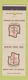 Matchbook Cover - Bowling Green State University OH