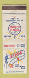Matchbook Cover - Stage 9 West Hollywood CA Ross Sparks WEAR