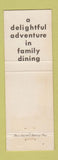 Matchbook Cover - Jack Holmes Ground Cow Omaha NE hamburgers