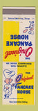 Matchbook Cover - Original Pancake House Wilmette La Grange Chicago IL