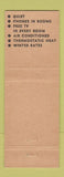 Matchbook Cover - Alamo Plaza Motel Indianapolis IN Davy Crockett Room