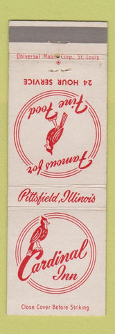 Matchbook Cover - Cardinal Inn Pittsfield IL