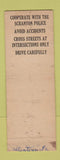 Matchbook Cover - Tip Toe Inn Scranton PA Federal TRIMMED STRIKER