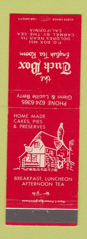 Matchbook Cover - The Tuck Box English Tea Carmel CA