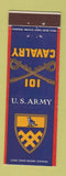 Matchbook Cover - US Army 101 Cavalry Federal