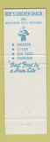 Matchbook Cover - Bob's Chicken Shack Boulder City NV