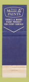 Matchbook Cover - Benjamin Moore Paints Steamboat Springs Colorado lumber WEAR