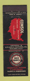 Matchbook Cover - Consol Inter Costal Paint Oakland CA East St Louis IL