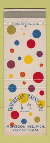 Matchbook Cover - Michigan Paint Company Muskegon Heights MI
