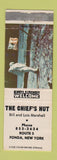 Matchbook Cover - Chief's Hut Fonda NY