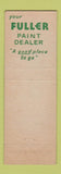 Matchbook Cover - Fuller Paints Junction City OR hardware low phone # WEAR