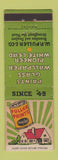 Matchbook Cover - Fuller Paints Glass Wallpaper Pioneer White Lead WEAR