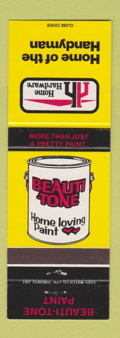 Matchbook Cover - Beauti Tone Paint Home Hardware Canada