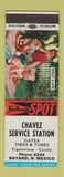 Matchbook Cover - Chavez Service oil gas Bayard NM low phone #