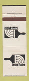 Matchbook Cover - Iowa Paint IA WEAR