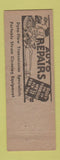 Matchbook Cover - Broadway Service oil gas Norwood NJ