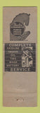 Matchbook Cover - Oakie's Esso oil gas Brunswick ME WORN