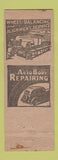 Matchbook Cover - Triangle Auto Rebuilders Phoenix AZ WORN