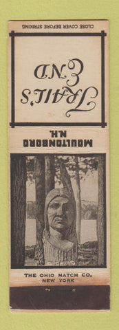 Matchbook Cover - Trail's End Moultonboro NH Indian WEAR