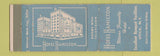 Matchbook Cover - Hotel Hamilton Utica NY WEAR
