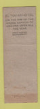 Matchbook Cover - Hotel El Tovar Grand Canyon AZ DQ WORN