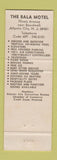 Matchbook Cover - Bala Motel Atlantic City NJ