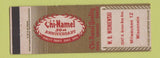 Matchbook Cover - Chi Namel Paints WB Wisniewski Milwaukee WI