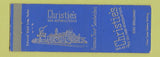 Matchbook Cover - Christie's Restaurant Trout Sandwiches Antonio TX