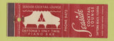 Matchbook Cover - Seaside Cocktail Lounge Daytona Beach FL WEAR