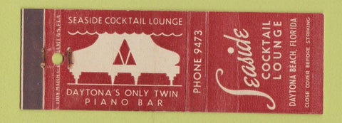 Matchbook Cover - Seaside Cocktail Lounge Daytona Beach FL WEAR