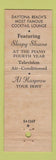 Matchbook Cover - Seaside Cocktail Lounge Daytona Beach FL WEAR
