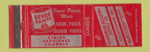 Matchbook Cover - Riverhead Building Riverhead NY