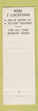 Matchbook Cover - First National Bank of Painted Post NY Full Length