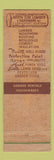 Matchbook Cover - North Side Lumber Indianapolis IN WEAR