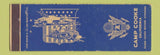 Matchbook Cover - Camp Cooke CA military