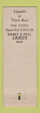 Matchbook Cover - Tremainesville Tavern Toledo OH