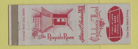 Matchbook Cover - Caledonia Hotel Seattle WA
