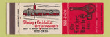 Matchbook Cover - The Leather Bottle Restaurant Garden City MI