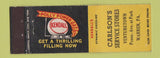Matchbook Cover - Kendall oil gas Carlson's Warren PA Venturetown