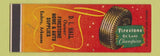 Matchbook Cover - DL Hall Firestone Tires Eudora AR SAMPLE