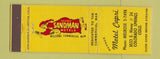 Matchbook Cover - Motel Capri Colorado Springs