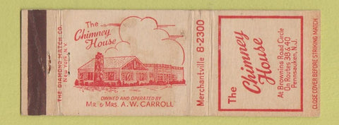 Matchbook Cover - Chimney House Pennsauken NJ WEAR