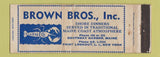Matchbook Cover - Brown Bros Point Lookout LI NY WORN Full Length
