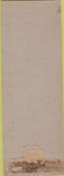 Matchbook Cover - Gracias Vuelva Otra Vez Jersey Match BLANK