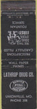 Matchbook Cover - Lanthrop Drug Unionville MO Merchants
