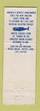 Matchbook Cover - Schooner Mystic Whaler Mystic CT