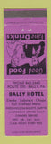 Matchbook Cover - Bally Hotel Bally PA